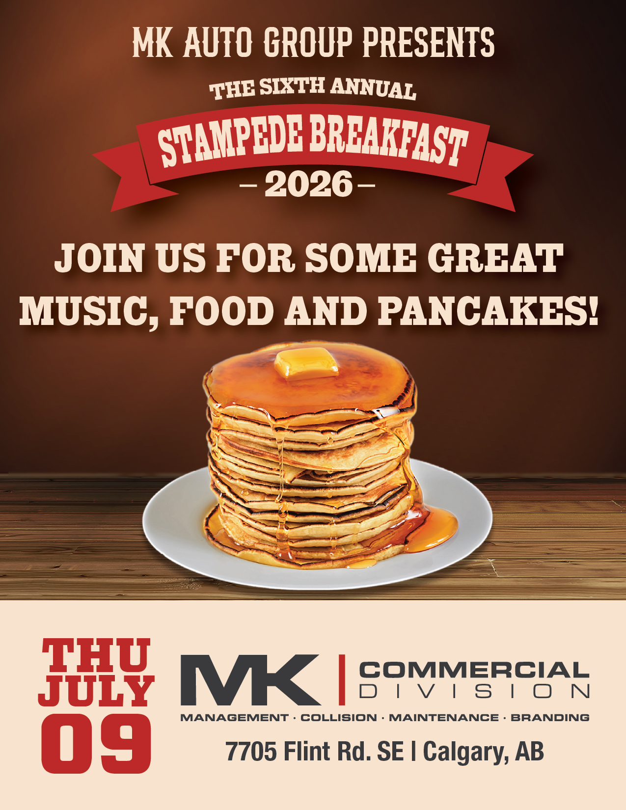 MK Auto Flint Road Stampede Breakfast 2026