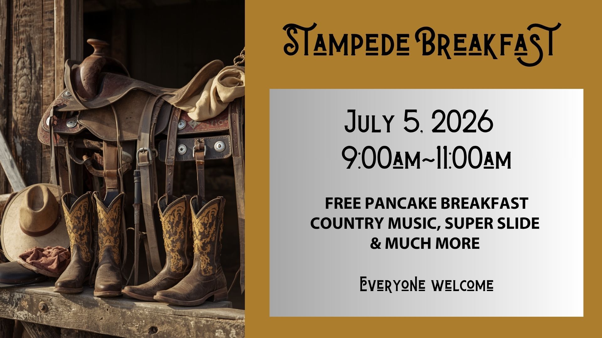 Harvest Hills Alliance Church Stampede Breakfast 2026