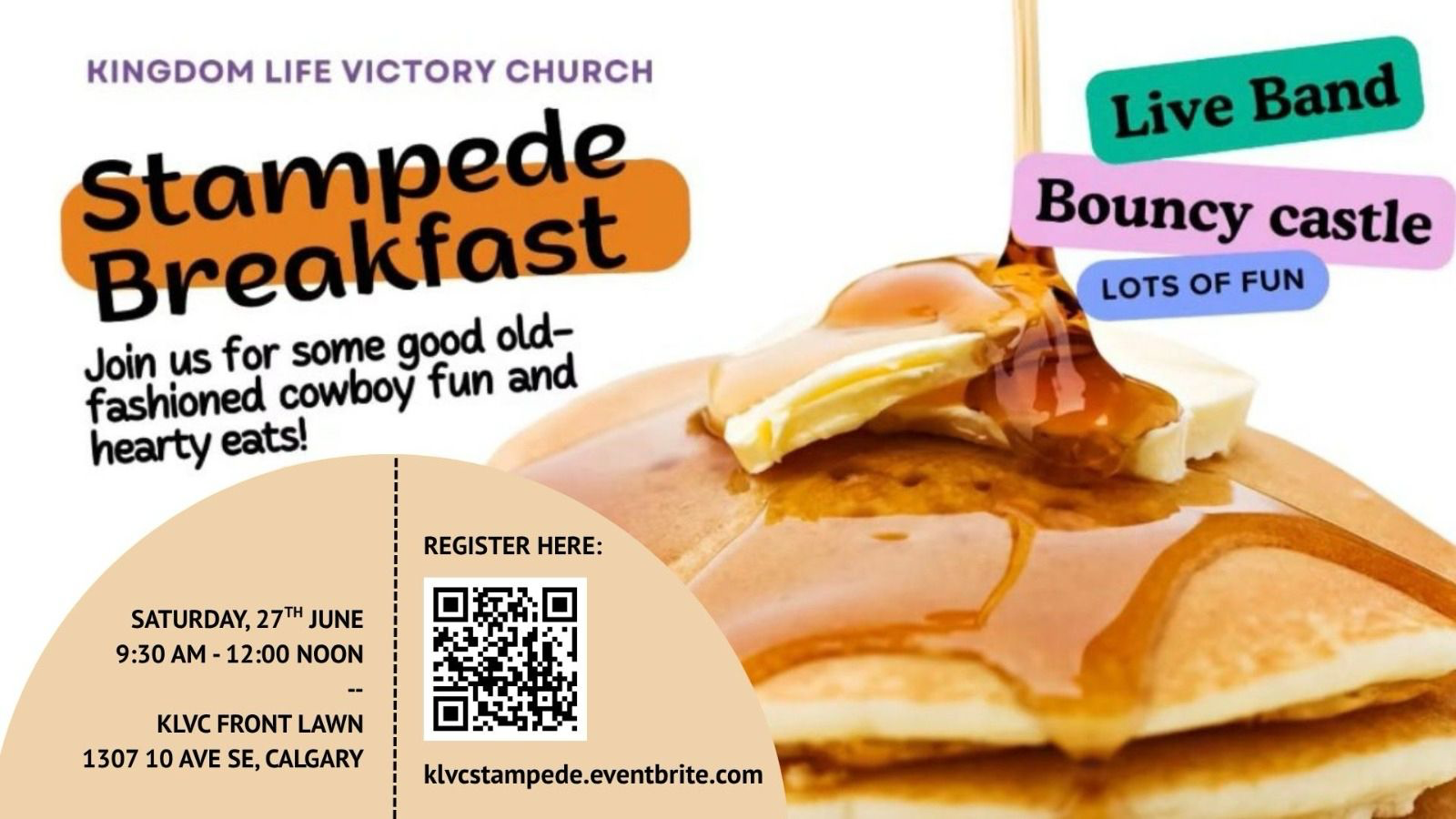 Kingdom Life Victory Church Stampede Breakfast 2026